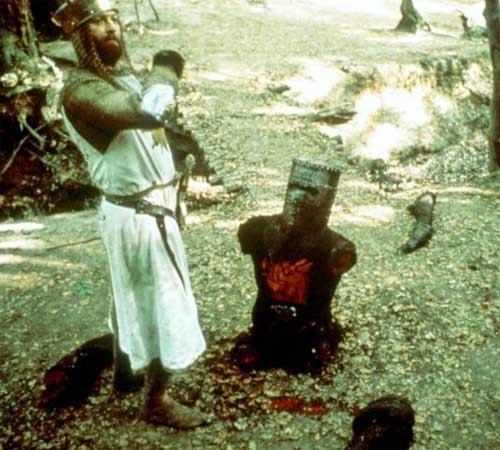 Image result for Monty Python knight with no arms