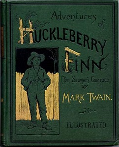 Huck Finn Centennial Button Pin Pinback Promo Badge 2" Huckleberry Mark Twain 